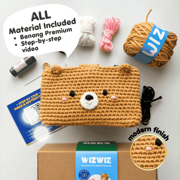 Bear Crochet Bag(Beginner)